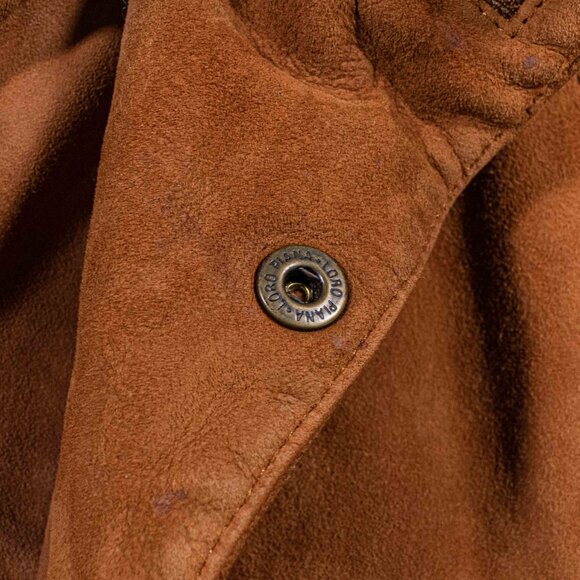 Loro Piana Deerskin Suede Leather Jacket Coat Made in Italy - Picture 4 of 16